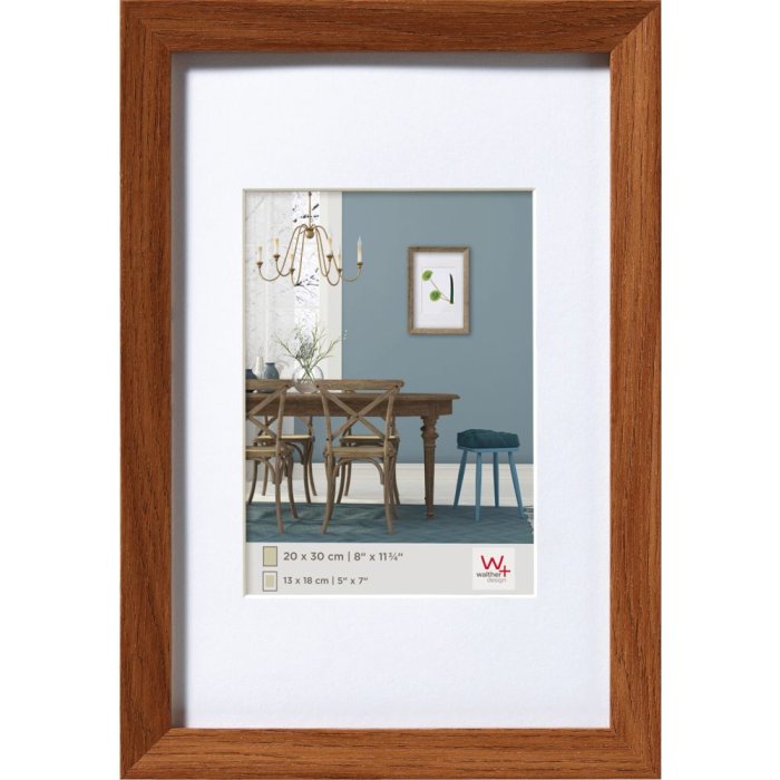 Fiorito wood frame 18x24 cm oak dark