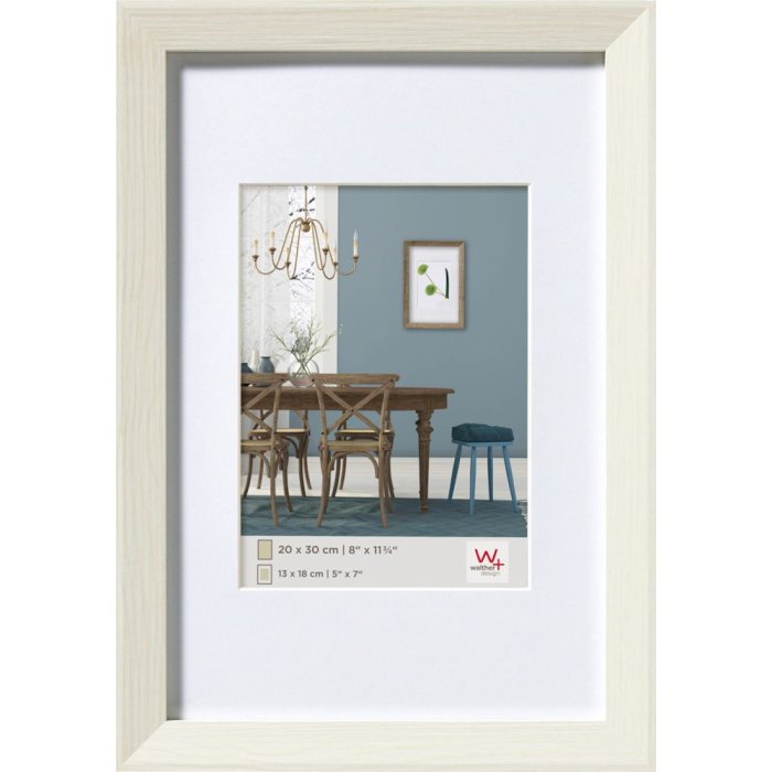 Fiorito wood frame 18x24 cm white