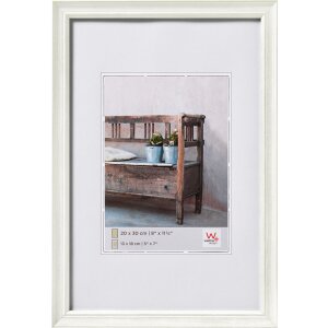 Bench wooden frame 10x15 cm white