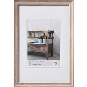 Bench wooden frame 18x24 cm brown