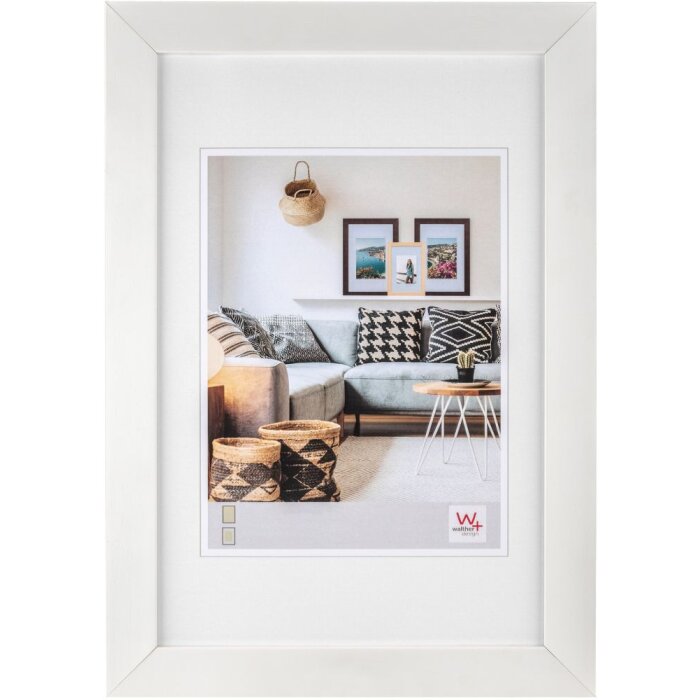 Nizza wooden frame 10x15 cm white