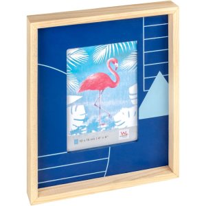 Geometrics photo frame 10x15 cm nature