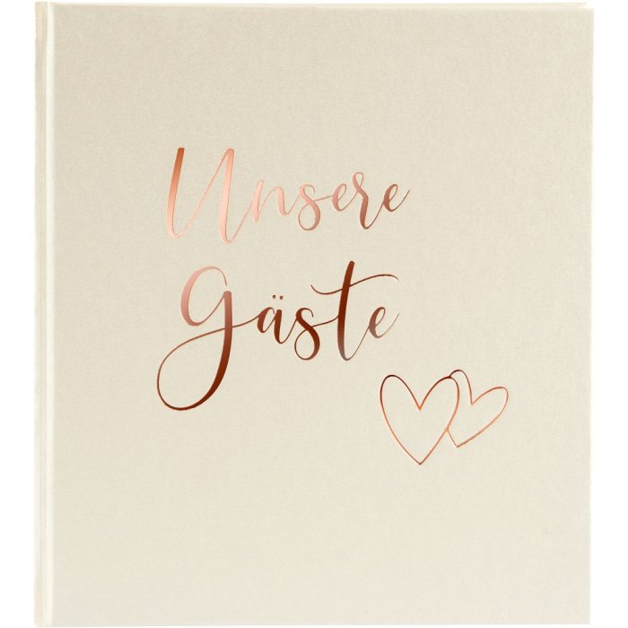 Guestbook Heartbeat 23x25 cm