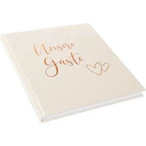 Guestbook Heartbeat 23x25 cm