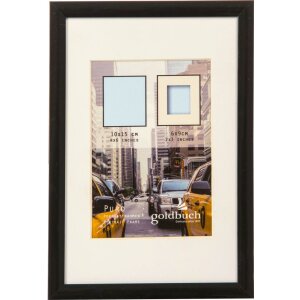 Plastic frame Puro 10x15 cm black