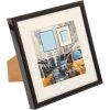 Plastic frame Puro 15x15 cm black