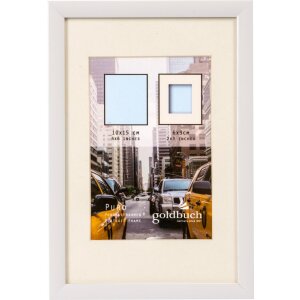 Plastic frame Puro 10x15 cm white