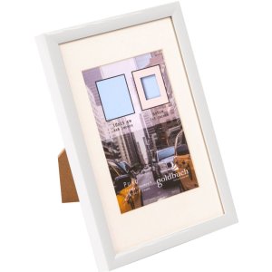 Plastic frame Puro 10x15 cm white