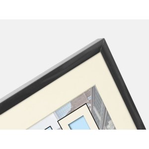 Plastic frame Puro 30x30 cm gray