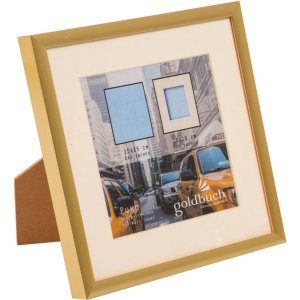 Goldbuch Plastic frame Puro 15x15 cm gold with mount 10x10 cm