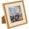 Goldbuch Plastic frame Puro 15x15 cm gold with mount 10x10 cm