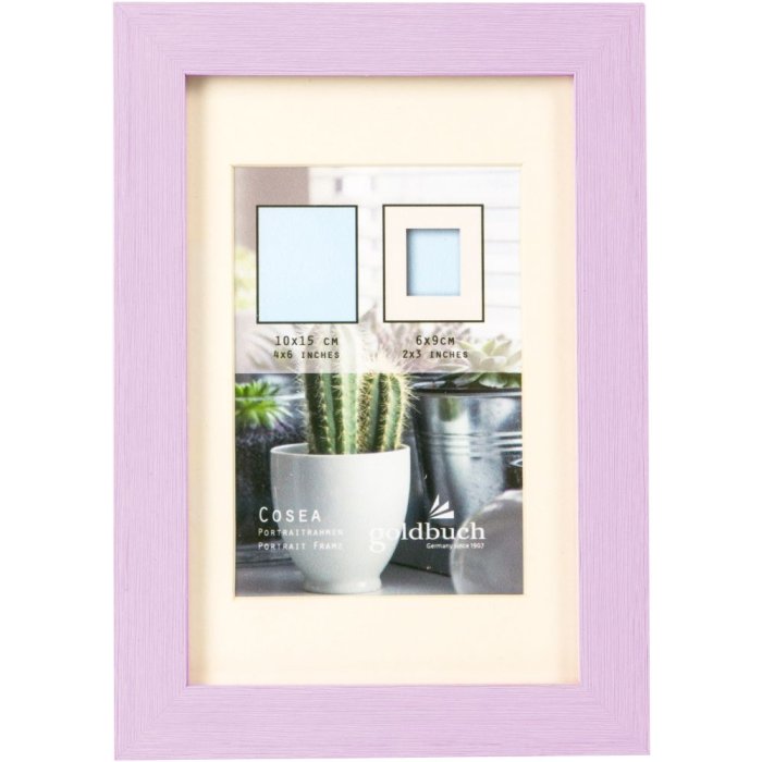 Photo frame Cosea 10x15 cm light purple