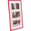 Gallery frame Puro 3 photos 10x15 cm red