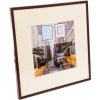 Plastic frame Puro 30x30 cm brown