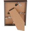 Plastic frame Puro 10x15 cm brown