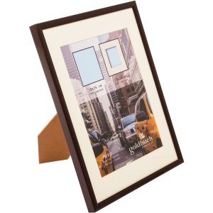 Plastic frame Puro 18x24 cm brown