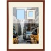 Plastic frame Puro 18x24 cm brown