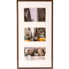 Gallery frame Puro 3 photos 10x15 cm brown