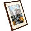 Plastic frame Puro 30x40 cm brown