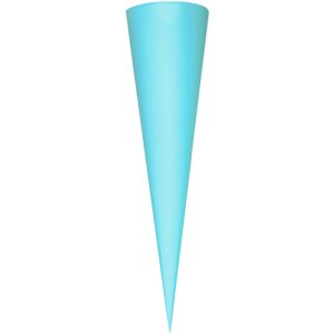 School cone blank 70 cm iceblue