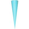 School cone blank 70 cm iceblue