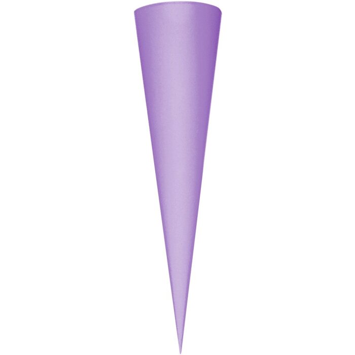 School cone blank 70 cm purple