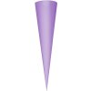 School cone blank 70 cm purple