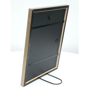 S43AD2 Photo frame with mount in bronze colour