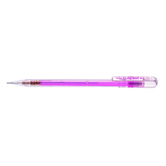 Mechanical pencil CAPLET pink transparent 0,5mm