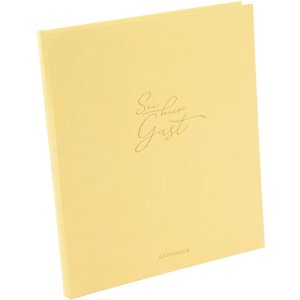 Guestbook Wortreich cream 23x25 cm