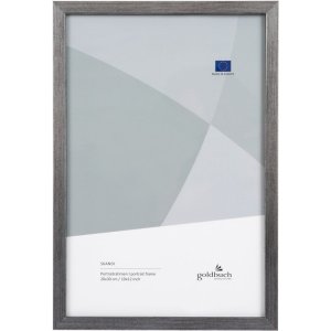 wooden photo frame Skandi 20x30 cm silver