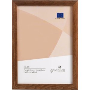 wooden photo frame Skandi 13x18 cm brown