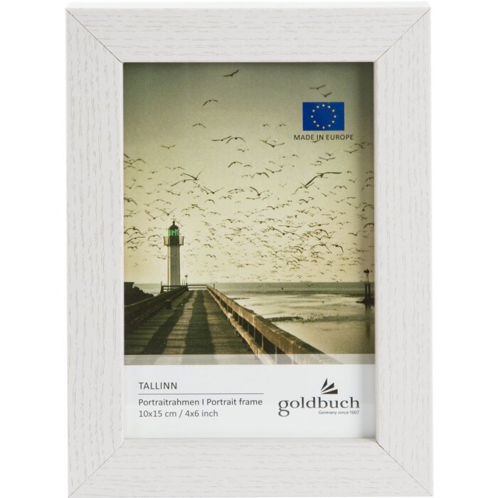 Tallinn photo frame 10x15 cm white