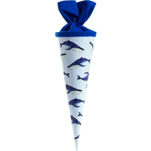 School Cone 35 cm Blue whale