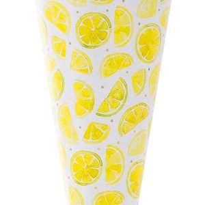 School Cone 35 cm Hot Stuff - Lemons