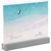 Acrylic photo frame Solid 10x15 cm gray