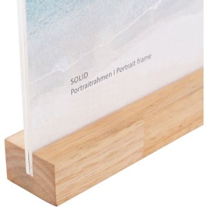 Acrylic photo frame Solid 10x15 cm nature