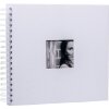 Spiral album Khari white ribbed white sides 24x25 cm