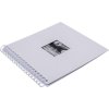 Spiral album Khari white ribbed white sides 24x25 cm