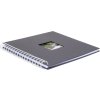 Spiral album Khari slate ribbed white sides 24x25 cm