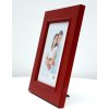 S46FF4 Picture frame painted in red