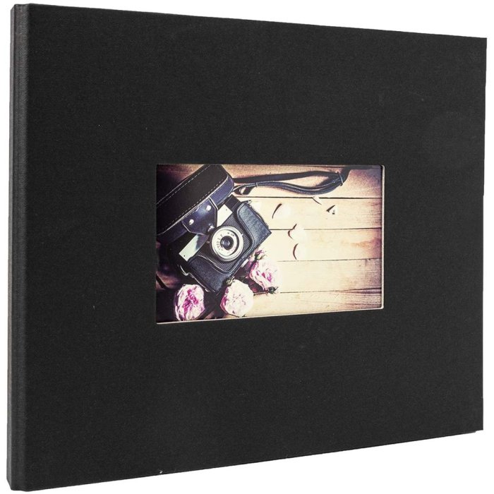 Photo album Studio 23x28 cm black