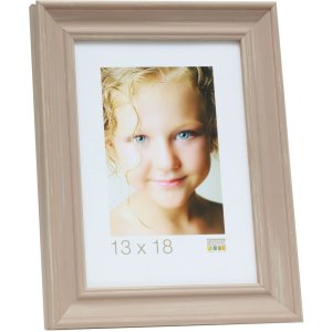 S46LF3 Beige painted photo frame in cottage style