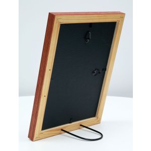 S46MF3 Brown photo frame in a beach wood style