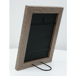 S49BH3 Photo frame in a grey wood colour