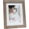 S49BH3 Photo frame in a grey wood colour