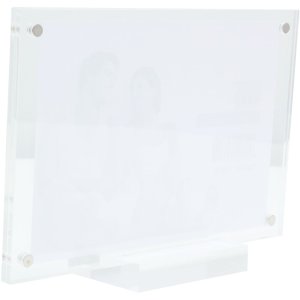 Deknudt S58SC1 Magnetic and transparent photo frame with support