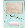 Clayre & Eef Photo Frame 2F0625 turquoise 18x1x23 cm - 10x15 cm