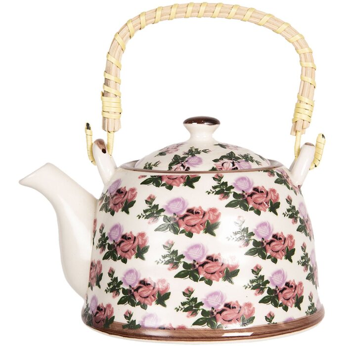 Teapot 17x12x10 cm - 0,6L - Clayre & Eef 6CETE0070M