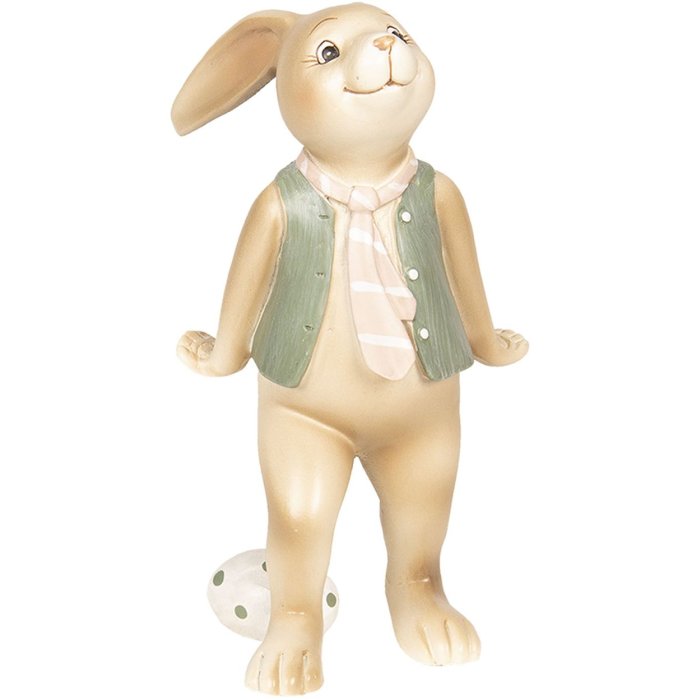 Decoration rabbit boy 9x7x15 cm - Clayre & Eef 6PR2628